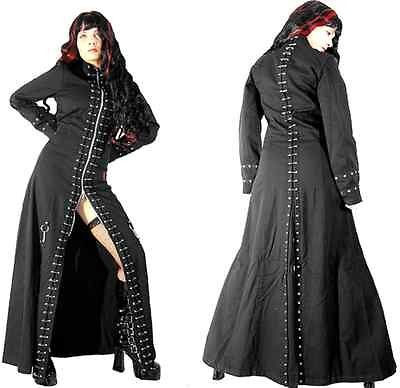   SLAYER VAMPIRE UNDERWORLD TRENCH JACKET PUNK EMO LONG COAT 2XL 3XL