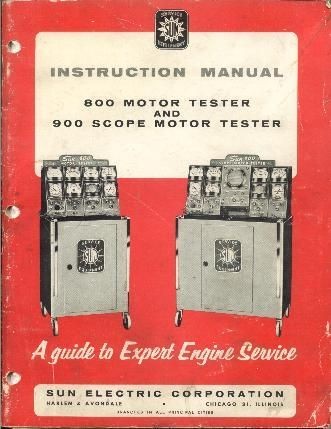 SUN VOLTAGE TESTER VAT 20 28 INSTRUCTIONS with BONUS