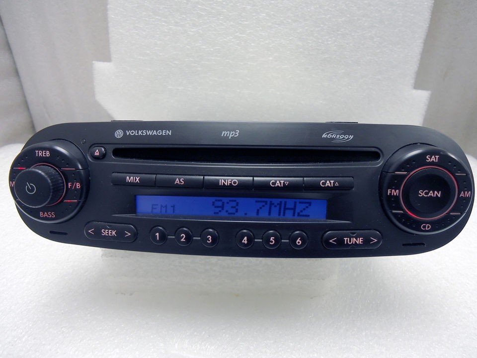 NEW 98 99 00 01 02 03 04 05 06 07 VOLKSWAGEN BEETLE MONSOON SAT Radio 