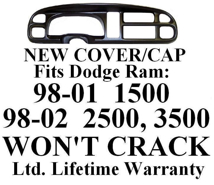 Dodge Ram Dash Bezel Cover cap dashboard board instrument gauge trim 