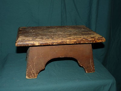 Vintage Hand Made Wooden Milk or Small Step Stool