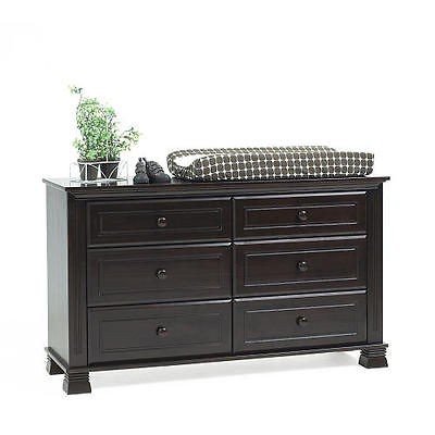 Baby Cache Essentials Double Dresser   Espresso