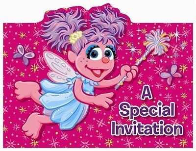 Abby Cadabby Party Supplies Invitations Invites   8 Each