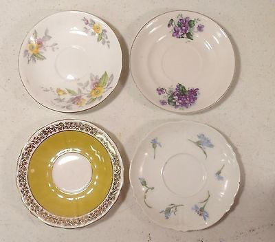   Different China Saucers Limoges Japan ​Royal Adderley Salis​bury