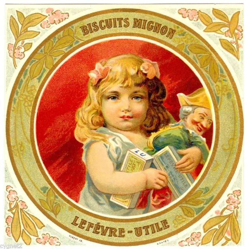 LABEL LEFEVRE UTILE LU CHROMOLITH BISCUITS MIGNON (II)