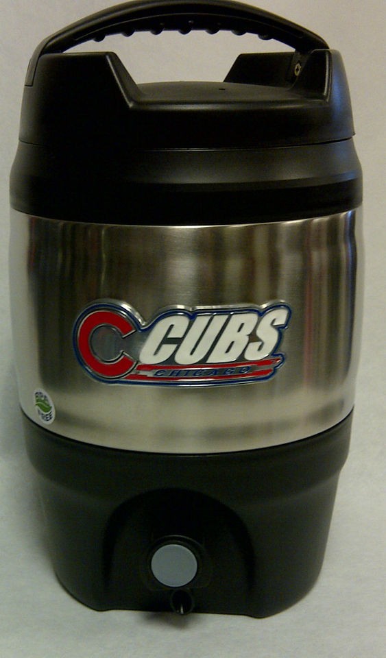 CHICAGO CUBS MINI KEG BEVERAGE DISPENSER