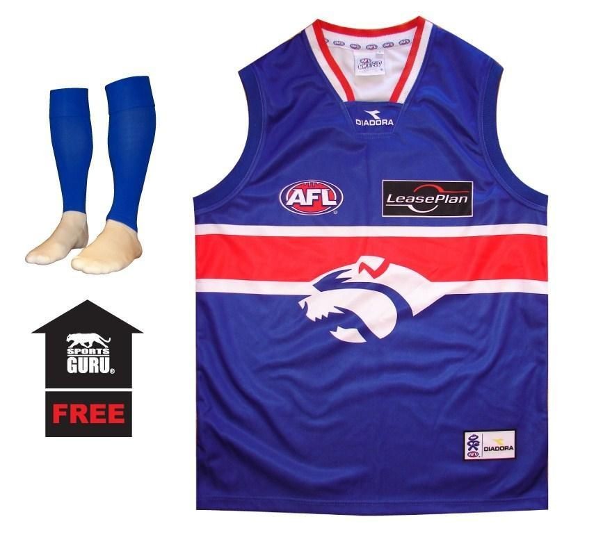 New Baby Kids Adults AFL Football Jumper Guernsey Western Bulldogs 