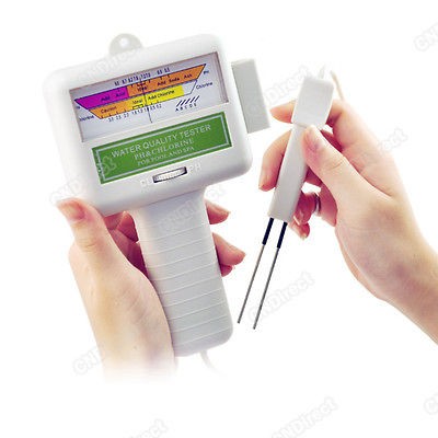   101 Swimming Pool PH/CL2 PH Spa Chlorine Water Tester Level Meter HOT