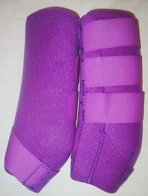   Racing Sport Medicine Boots Neoprine Horse Leg Wraps MEDIUM Tack