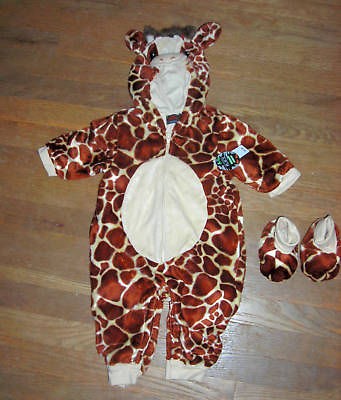 CHILDRENS PLACE GIRAFFE HALLOWEEN COSTUME INFANT UNISEX SIZE 0 