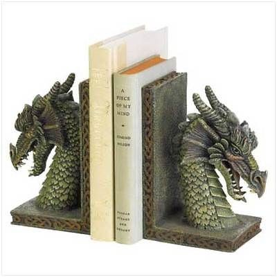 Fierce Dragon Bookends #37978