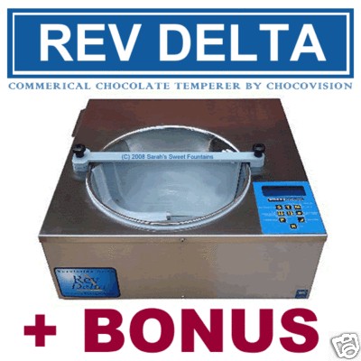 REV DELTA COMMERCIAL CHOCOLATE TEMPERING MACHINE TEMPER