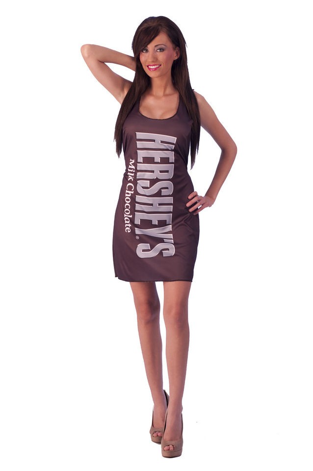 Hersheys Milk Chocolate Bar Costume Adult Tank Dress *New*