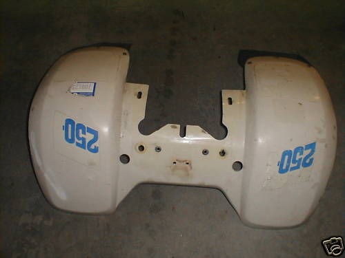 Polaris 250 Cyclone Front Fenders Plastic Splash ATV