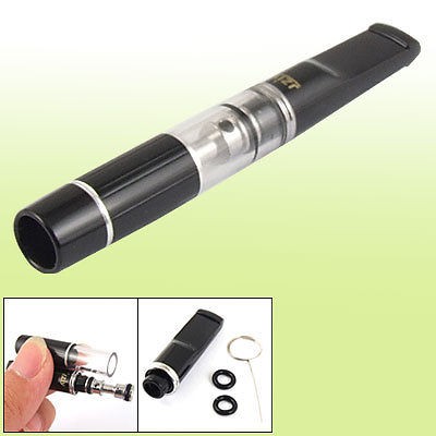 Tobacco Cigarette Filter Black Plastic Holder w Mouthpiece