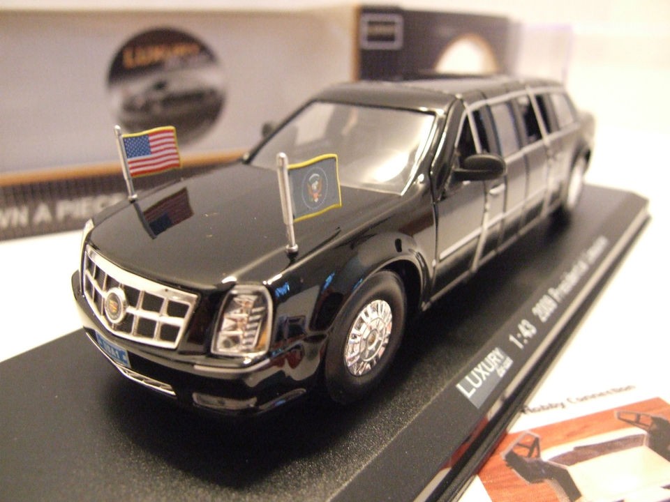 Luxury Diecast 143 Scale 2009 Cadillac Presidential Limousine Diecast 