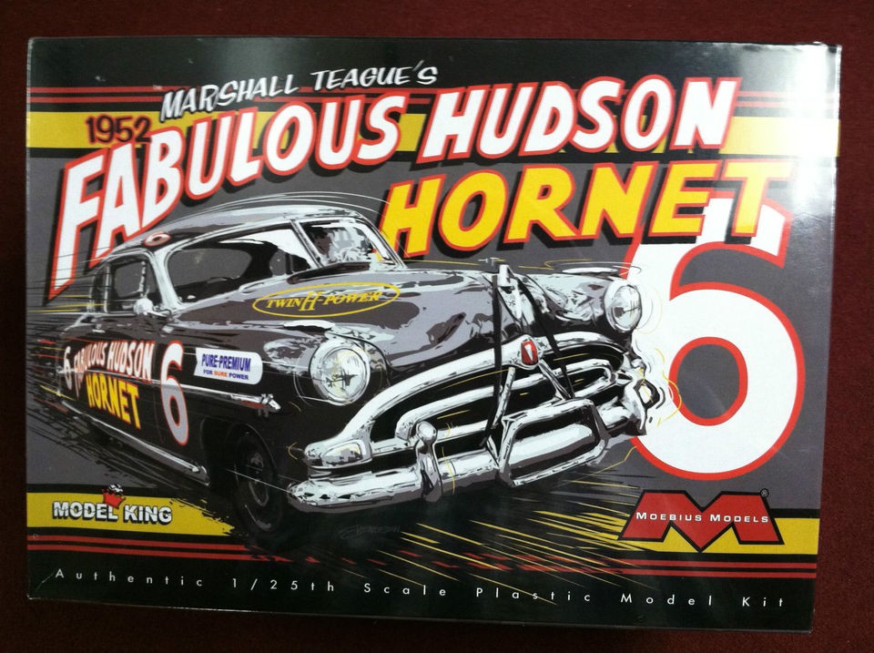 Model King Marshall Teagues Fabulous Hudson Hornet 1/25 Scale Plastic 