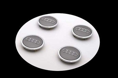 Stock Wheel Center Cap Set of 4 For Audi A3 A4 A6 RS4 RS6 TT 68mm 4B0 