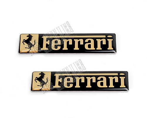 2X Ferrari Sticker Badge Emblem FF F12berlinetta 458 Spider 458 Italia