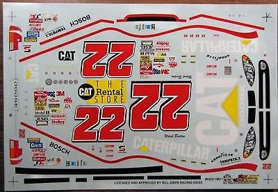 22 Ward Burton 2003 Caterpillar Dodge Intrepid