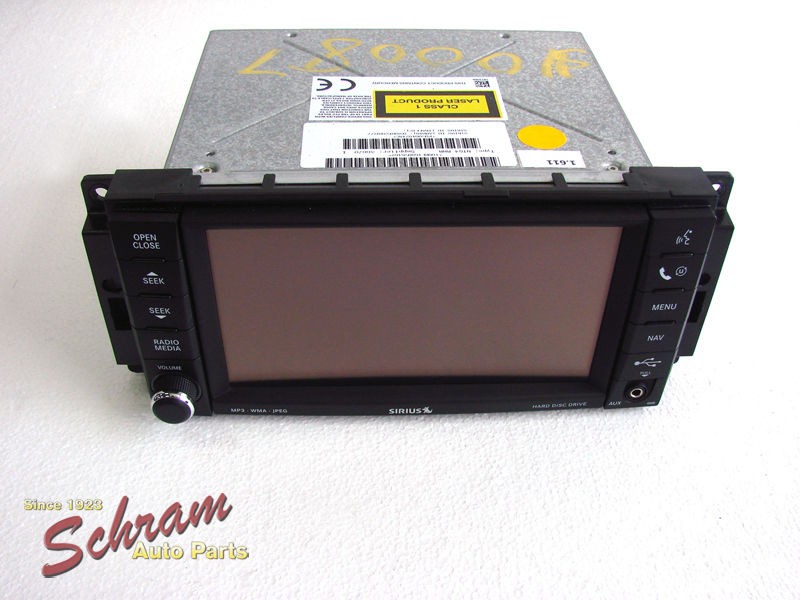 Dodge Challenger 11 Navigation Radio Unit AM FM CD DVD HDD RHR  NAV 