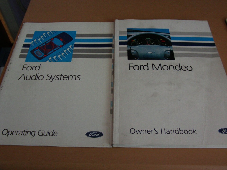 FORD MONDEO MK1 OWNERS HANDBBOK AND AUDIO GUIDE 1992