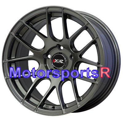   530 Gun Metal Concave Wheels Rims Stance 5x114.3 90 91 Mazda RX7 FC