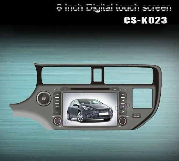   WITH DVD IPOD RADIO PLAYER FOR KIA K3 RIO ALL New Pride 2012