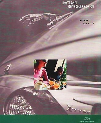 2002 JAGUAR X TYPE APPAREL & ACCESSORIES BROCHURE