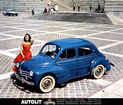 1958 Renault 4CV 750 Factory Photo