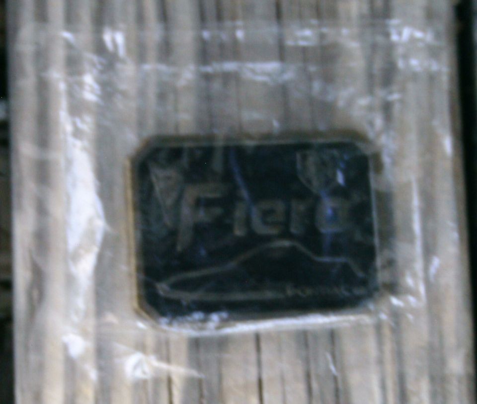 Vintage NOS Brass Pontiac Fiero Belt Buckle   Unopened   Made in USA