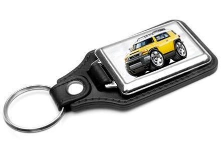 Toyota FJ Cruiser SUV 4x4 Car toon Key Chain Ring Fob NEW