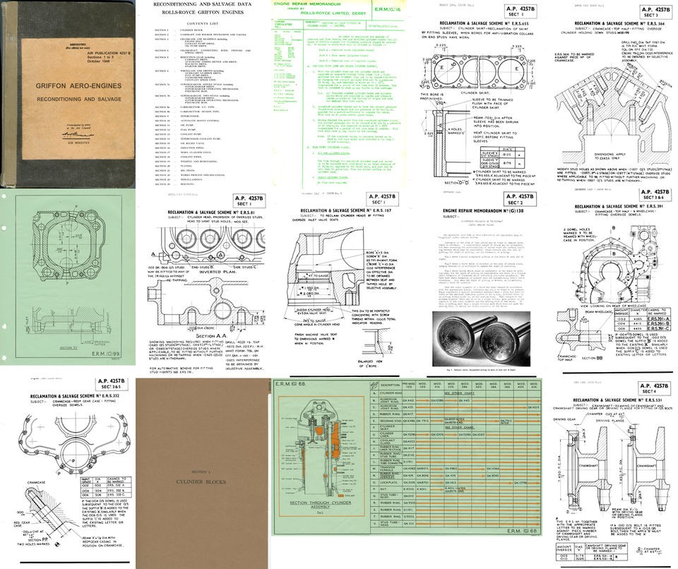 ROLLS ROYCE GRIFFON AERO ENGINE (ALL MARKS) RECONDITIONING 