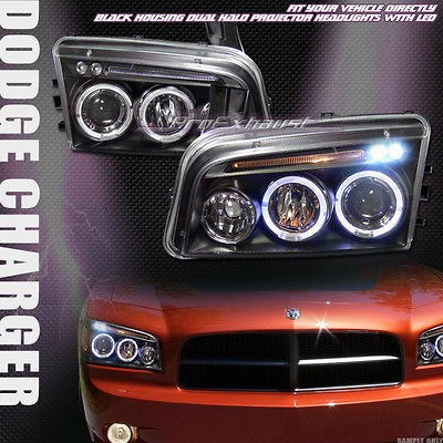   HEAD LIGHTS LAMP SIGNAL 05/06 10 DODGE CHARGER (Fits Dodge Charger