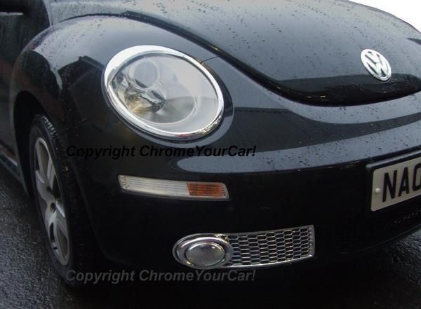 VW NEW BEETLE (06+) Luna Sola Cabriolet CHROME EYE LIDS