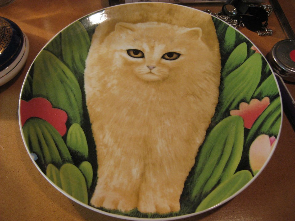 Dept. 56 Martin Leman Cat Plate WOW