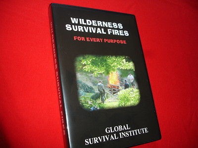 AK 877 WILDERNESS SURVIVAL FIRES   Training Video DVD (GSI)