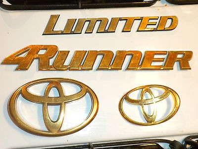 TOYOTA 4RUNNER 4 runner GOLD EMBLEM emblems 96, 97, 98 Front grill 