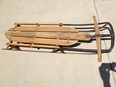 VINTAGE # 13 YANKEE CLIPPER SNOW SLED The Flexible Fler Sled