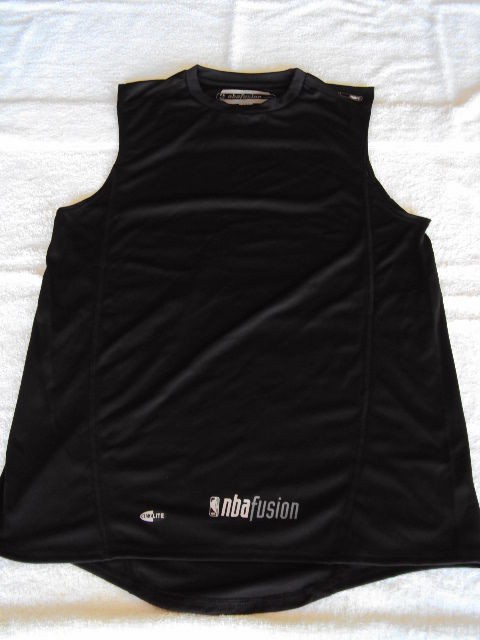 Adidas CLIMALITE NBA Fusion Black Sleeveless Performance Compression 