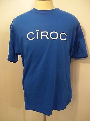 NWOT Mens Ciroc Vodka alcohol Beverage cocktail t shirt top Size XL 