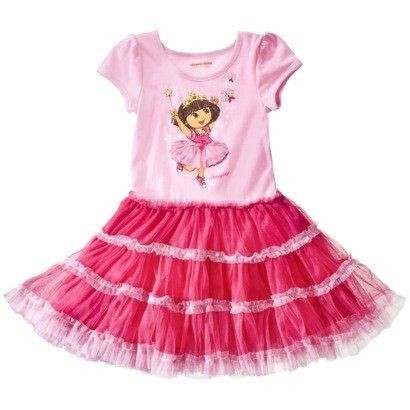 NWT Pink Tutu Ballerina Dress DORA THE EXPLORER 12m 18m 24m