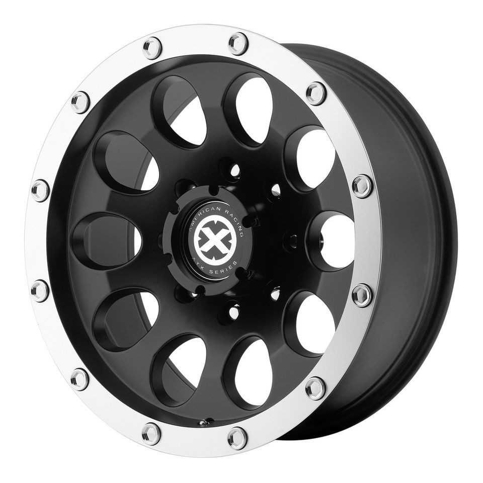 16x8 American Racing ATX Slot Black Wheel/Rim(s) 8x170 8 170 16 8