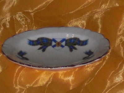 VINTAGE 1789 ADDERLEY NOVA SCOTIA TARTAN PIN DISH SET OF 2