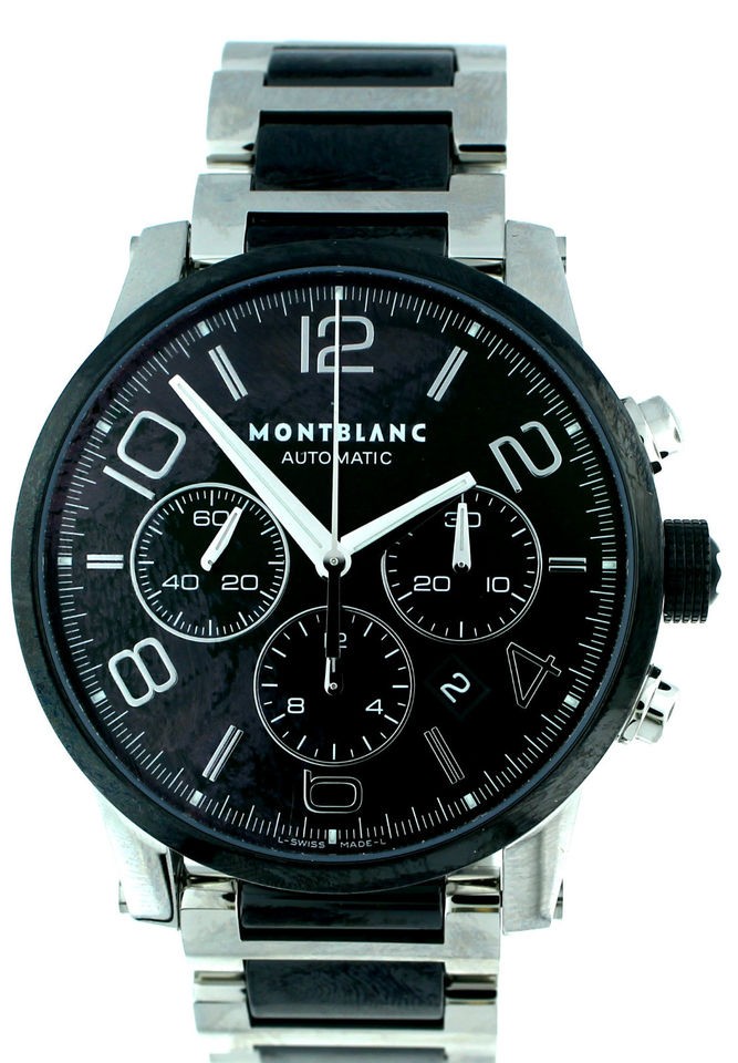   in Box Montblanc Timewalker Mens Automatic Chronograph Watch 103094