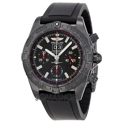 Breitling Windrider Blackbird Automatic Chronograph Mens Watch 