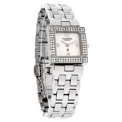 Philippe Charriol Celtic Diamond Ladies Silver Dial Stl Steel Swiss 