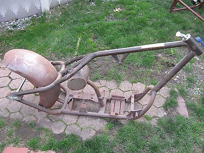 HARLEY EVOLUTION BIGTWIN CHOPPER REDNECK ENGINERING ROCKET FRAME