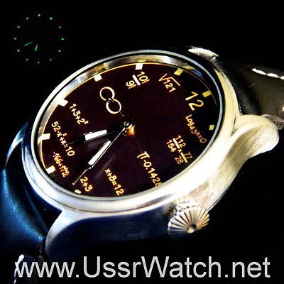   Mathematics Molnija USSR CCCP Hight Quality MANUAL WIND MENS WATCH TOP