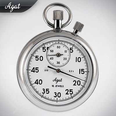 US AGAT ZLATOUST STOPWATCH mechanical shock protection